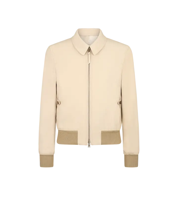 SILK SATIN REVERSIBLE BLOUSON CHAMPAGNE online